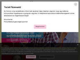 'cukorbetegkozpont.hu' screenshot