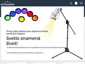 'extrashop.sk' screenshot