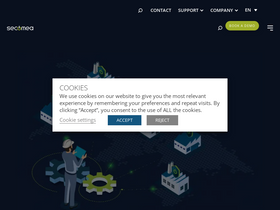 'secomea.com' screenshot