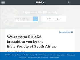 'biblesa.co.za' screenshot