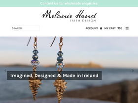 melaniehand.com homepage screenshot