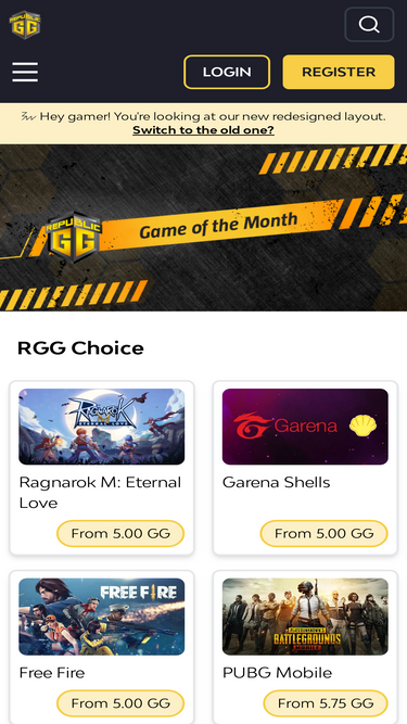 Call of Duty Mobile (Garena)  Top Up Game Credits & Prepaid Codes - SEAGM