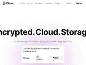 'filen.io' screenshot