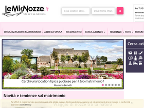'lemienozze.it' screenshot