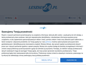 'leszno24.pl' screenshot