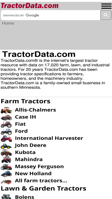 tractorsinfo.net Traffic Analytics, Ranking Stats & Tech Stack