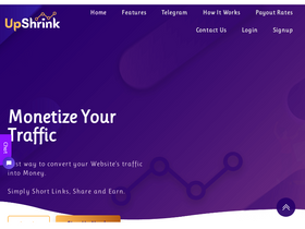 'upshrink.com' screenshot