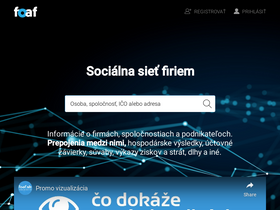 'foaf.sk' screenshot
