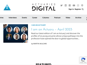 'actuaries.digital' screenshot