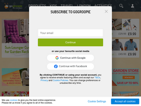 'gogroopie.com' screenshot
