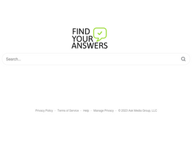 'findyouranswers.co' screenshot