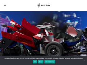 'fi-en.segway.com' screenshot