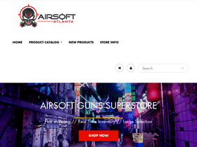 'airsoftatlanta.com' screenshot