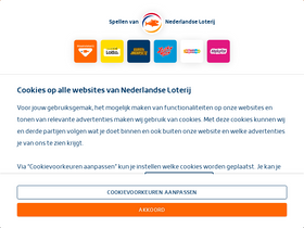 'staatsloterij.nl' screenshot