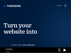 'tunegenie.com' screenshot