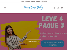 'anneclairebaby.com' screenshot