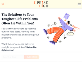 'uprisehigh.com' screenshot