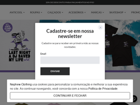 'nephew.com.br' screenshot