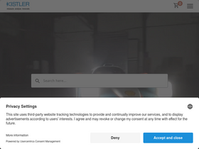 'kistler.com' screenshot