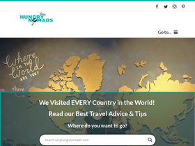 'veryhungrynomads.com' screenshot