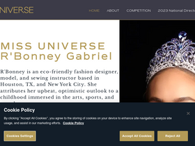 'missuniverse.com' screenshot