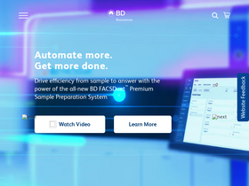 'bdbiosciences.com' screenshot