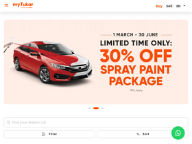 'mytukar.com' screenshot