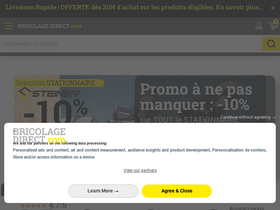 'bricolagedirect.com' screenshot