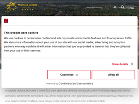 'marinadivenezia.it' screenshot