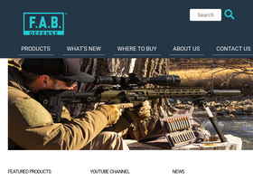 'fab-defense.co.il' screenshot