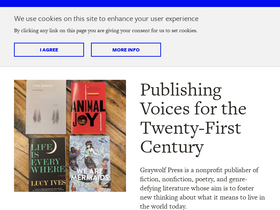 'graywolfpress.org' screenshot