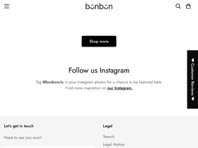 bonbonclo.com homepage screenshot