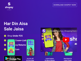 'shopsy.in' screenshot