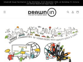 drawnin.co homepage screenshot