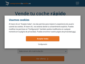 'compramostucoche.es' screenshot