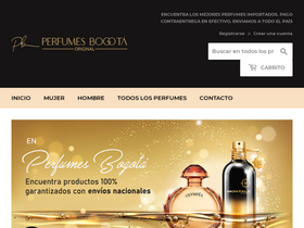 'perfumesbogota.com.co' screenshot