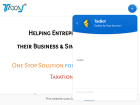 'taxaj.com' screenshot