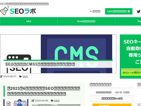 'seolaboratory.jp' screenshot