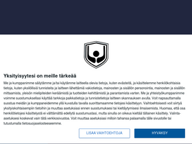 'nhlsuomi.com' screenshot