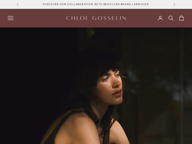 chloegosselin.com homepage screenshot