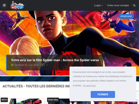 'mdcu-comics.fr' screenshot