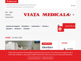'viata-medicala.ro' screenshot