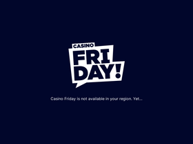 'casinofriday.com' screenshot