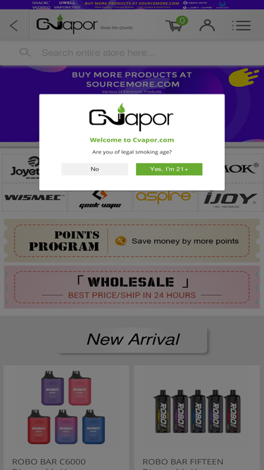 cvapor.com