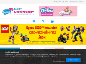 'webjatekbolt.hu' screenshot