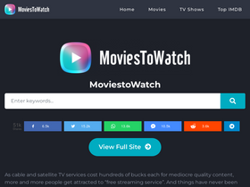 'moviestowatch.tv' screenshot