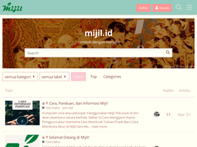 'mijil.id' screenshot