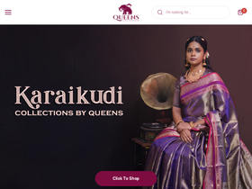 queensjewellery.in homepage screenshot