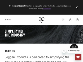 'leggari.com' screenshot