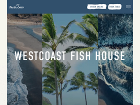 'pacificcatch.com' screenshot